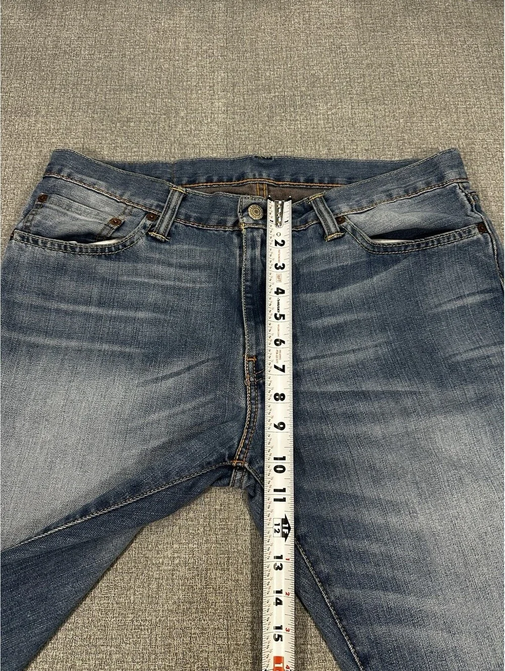 Levi’s 504 Men’s Jeans 34x32 Blue Regular Straight Stretch Denim